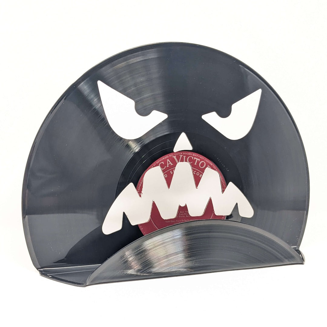 Black Wall-Mount Black Vinyl Record Storage - Halloween Theme