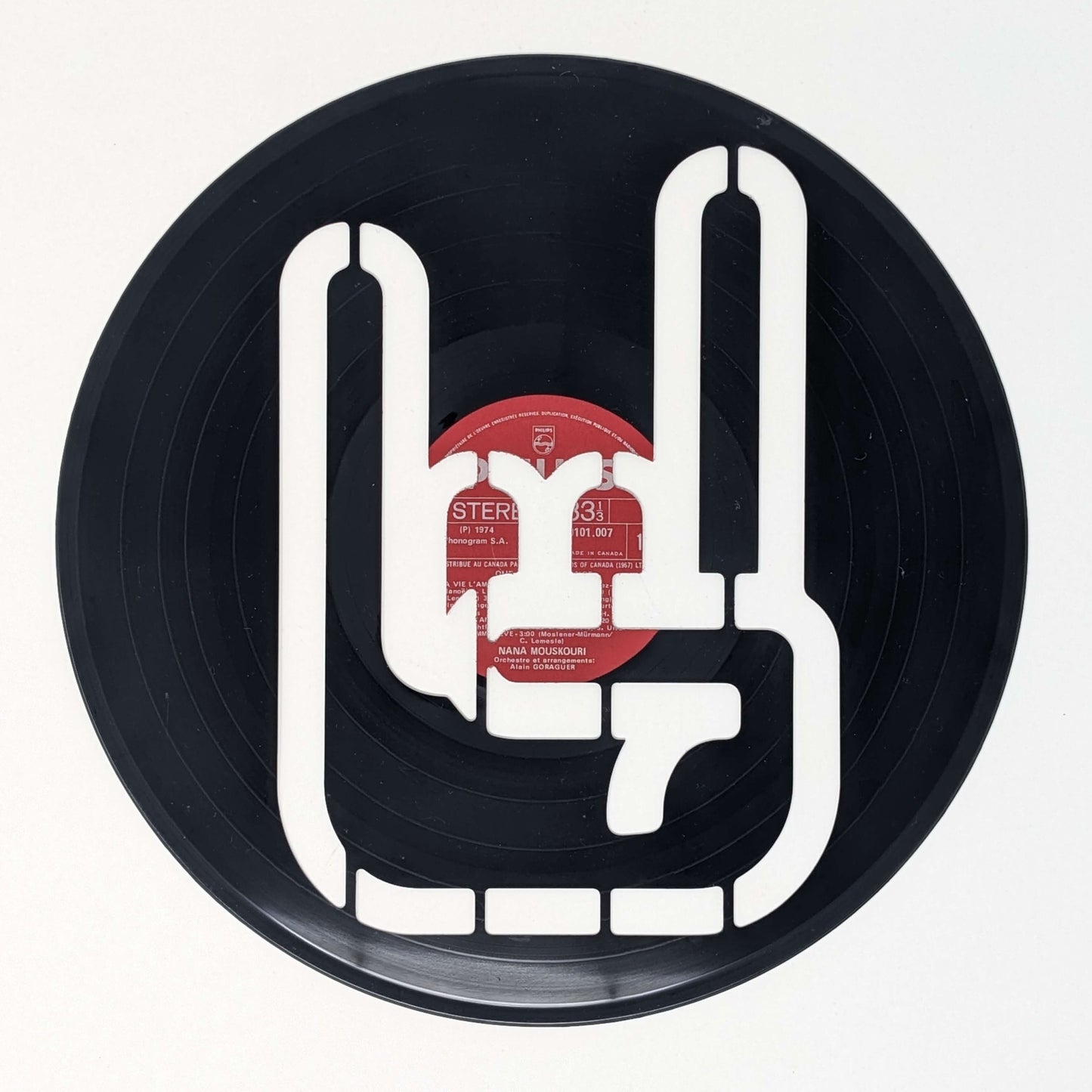 Vinyl record - Horns up