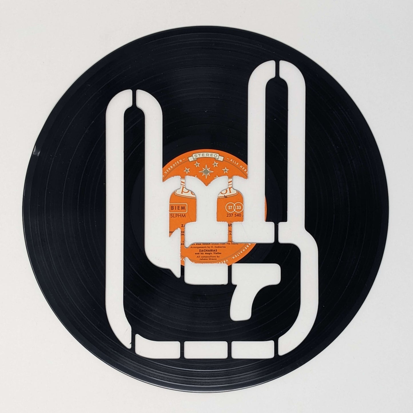 Vinyl record - Horns up