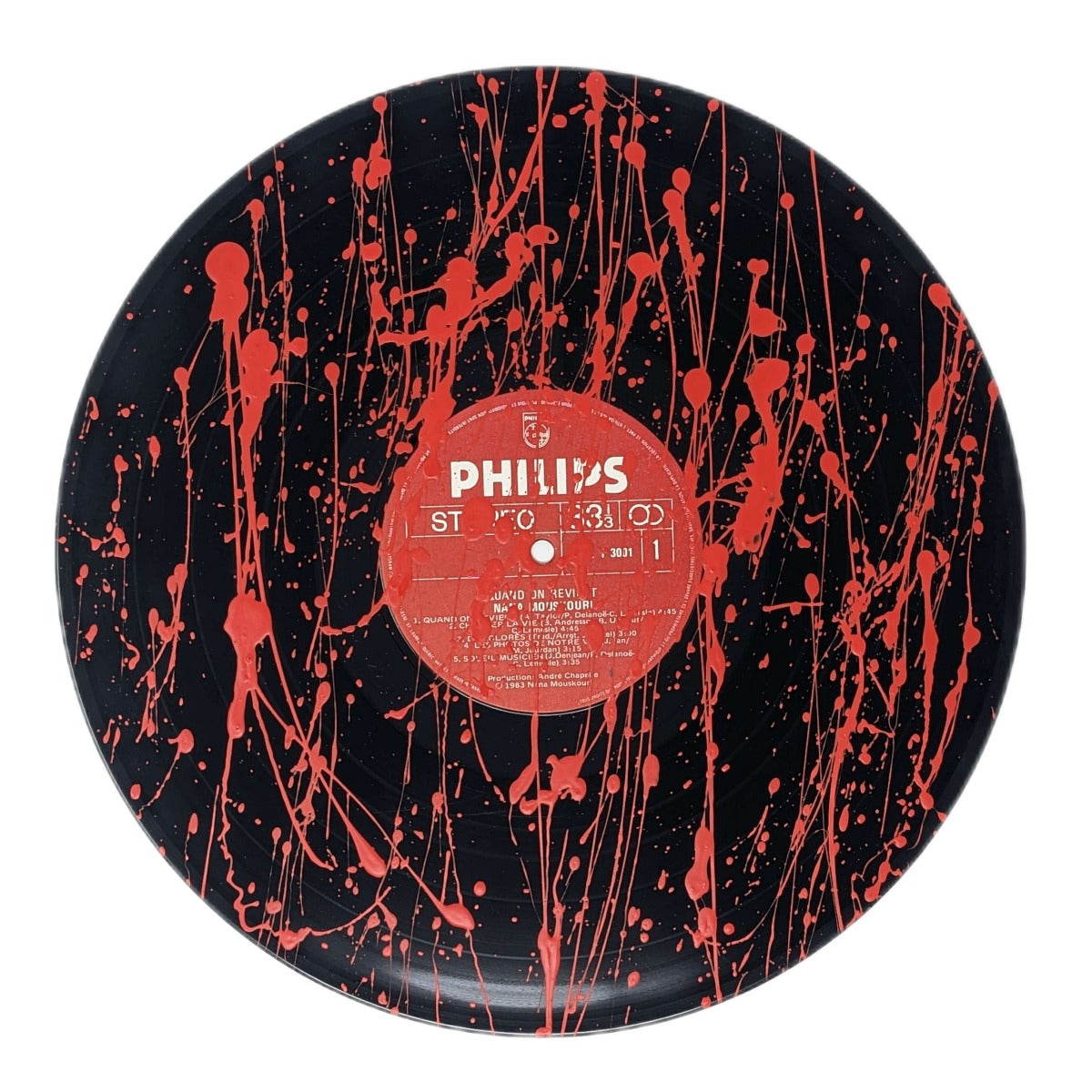 Vinyl record - Painted
