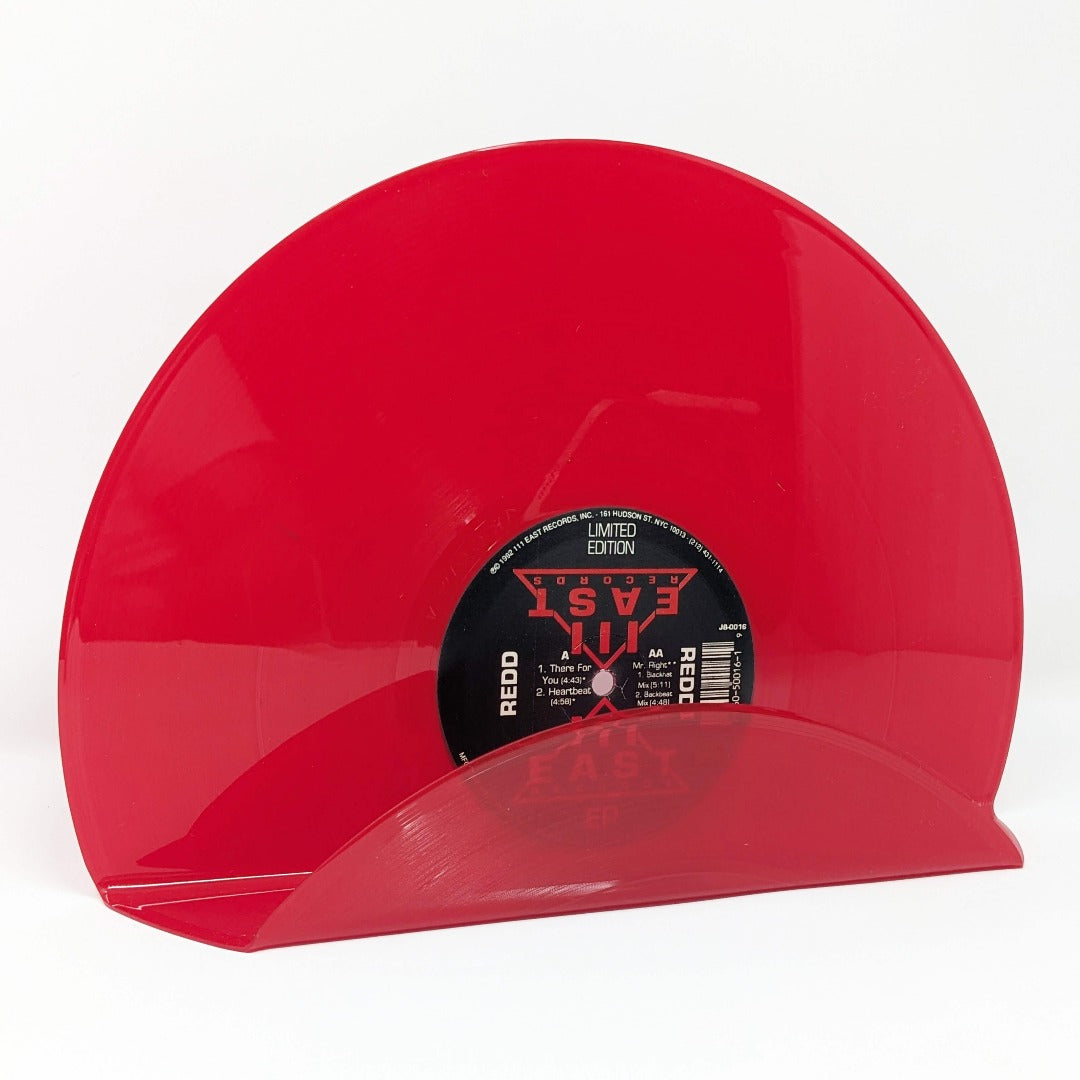 Red Vinyl Record Wall Shelf - Display Solution