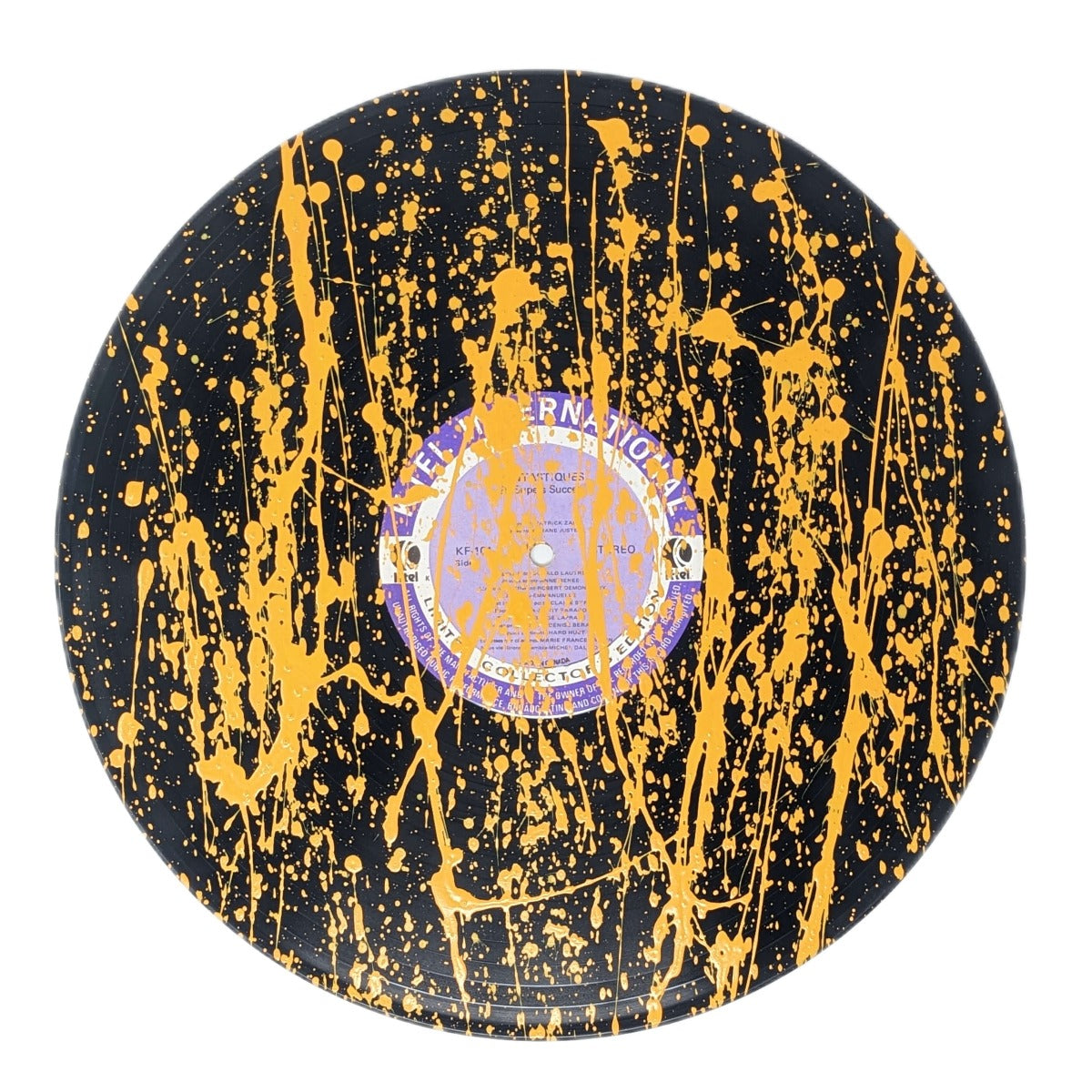 Vinyl record - Painted